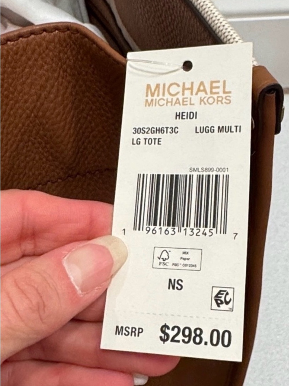 Michael Kors Heidi Large Canvas Tote Bag NWT - Picture 2 of 7